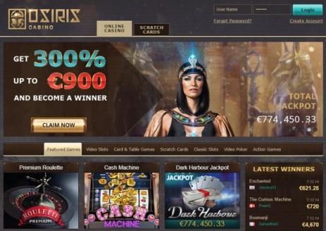 Jeux a gratter osiris casino